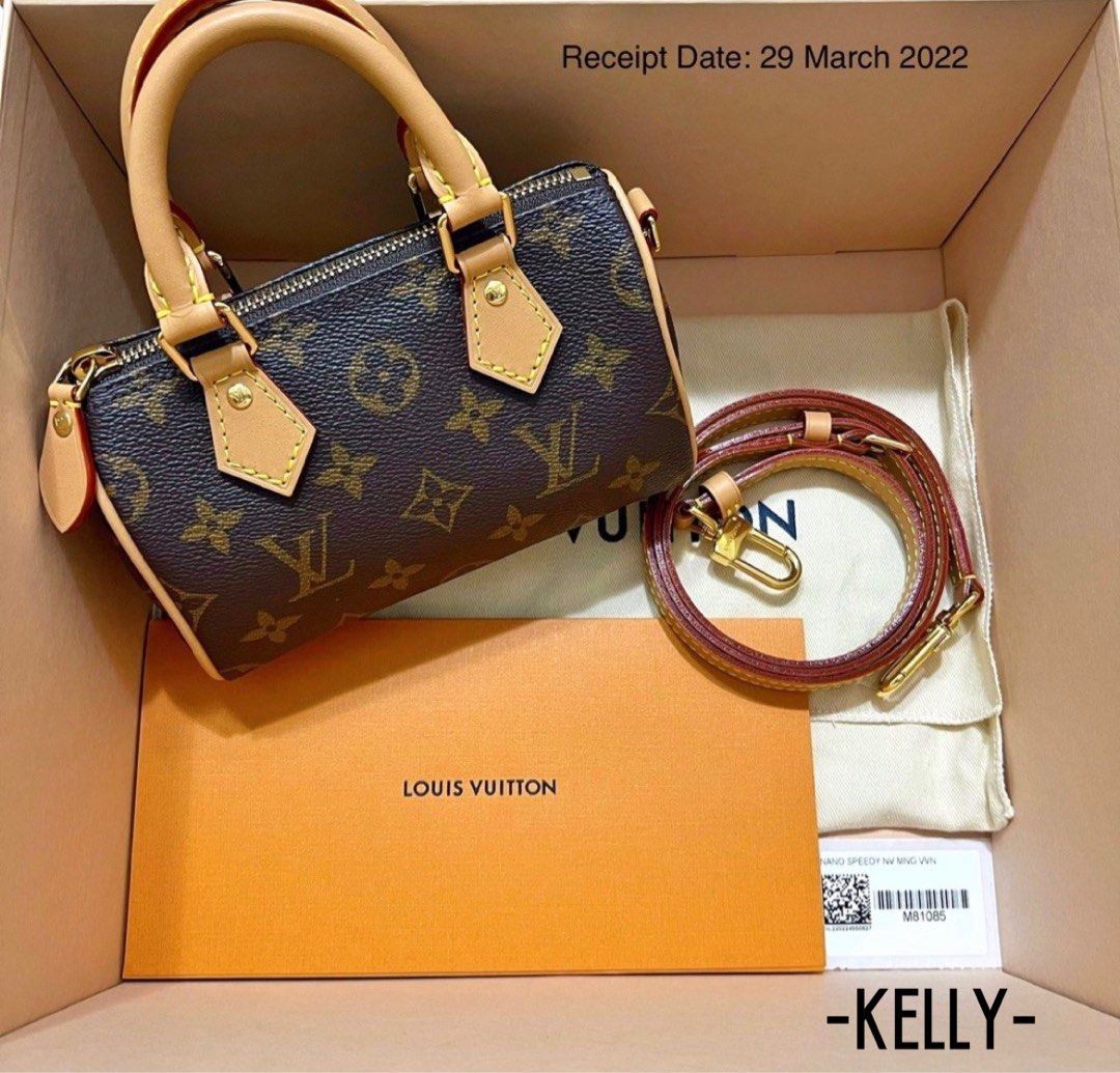 LV NANO SPEEDY PINK, Luxury, Bags & Wallets on Carousell