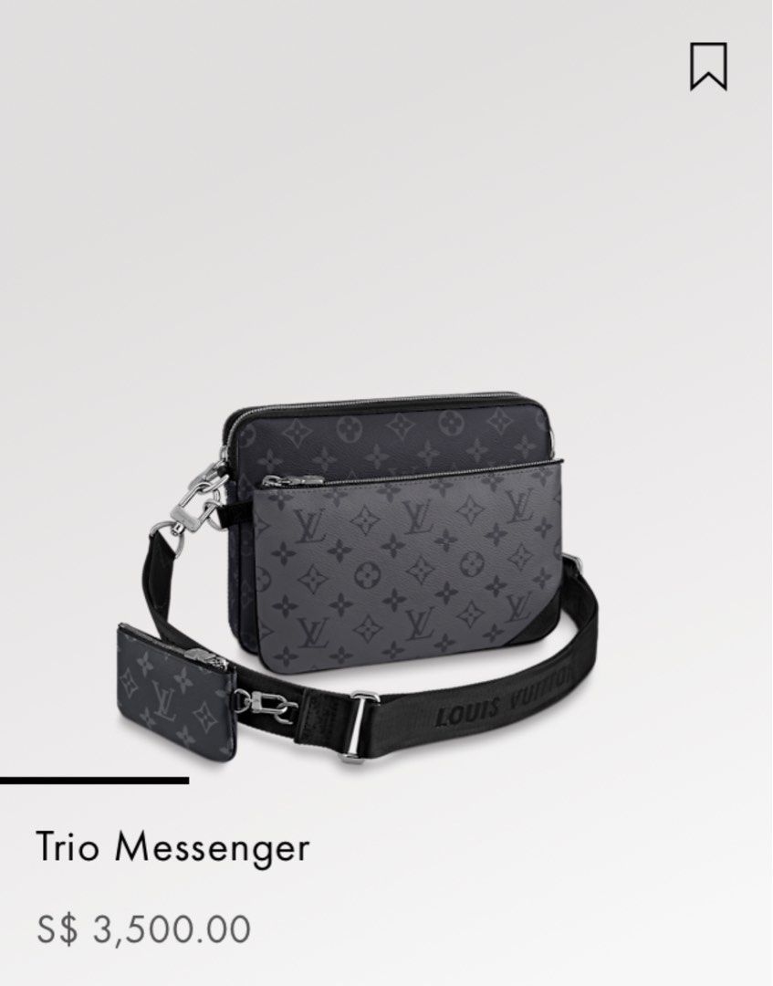 Trio Messenger Monogram Macassar Canvas - Bags M46694