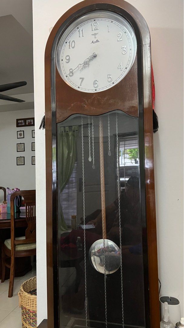 MAUTHE German made Grandfather Clock, Furniture & Home Living, Home