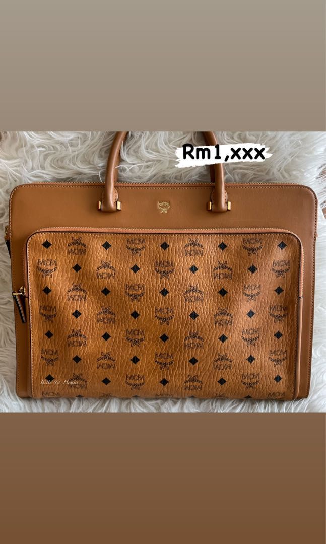 Mcm briefcase deals