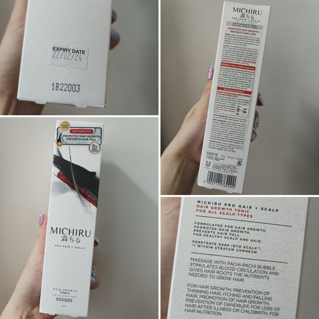 Michiru Hair Growth Tonic 130g Hair Loss Ampoule Tonic Hairfall