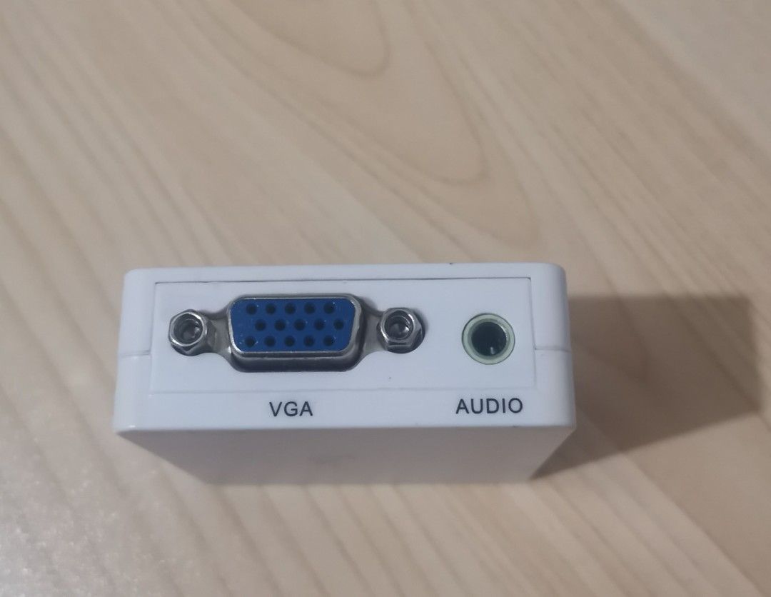 MINI HDMI to VGA Converter with Audio (Category: Cables & Adaptors) located in Mandaluyong City. Submitted by prelovedshionista (Listing ID 1230224716, Image 3). Description: .
