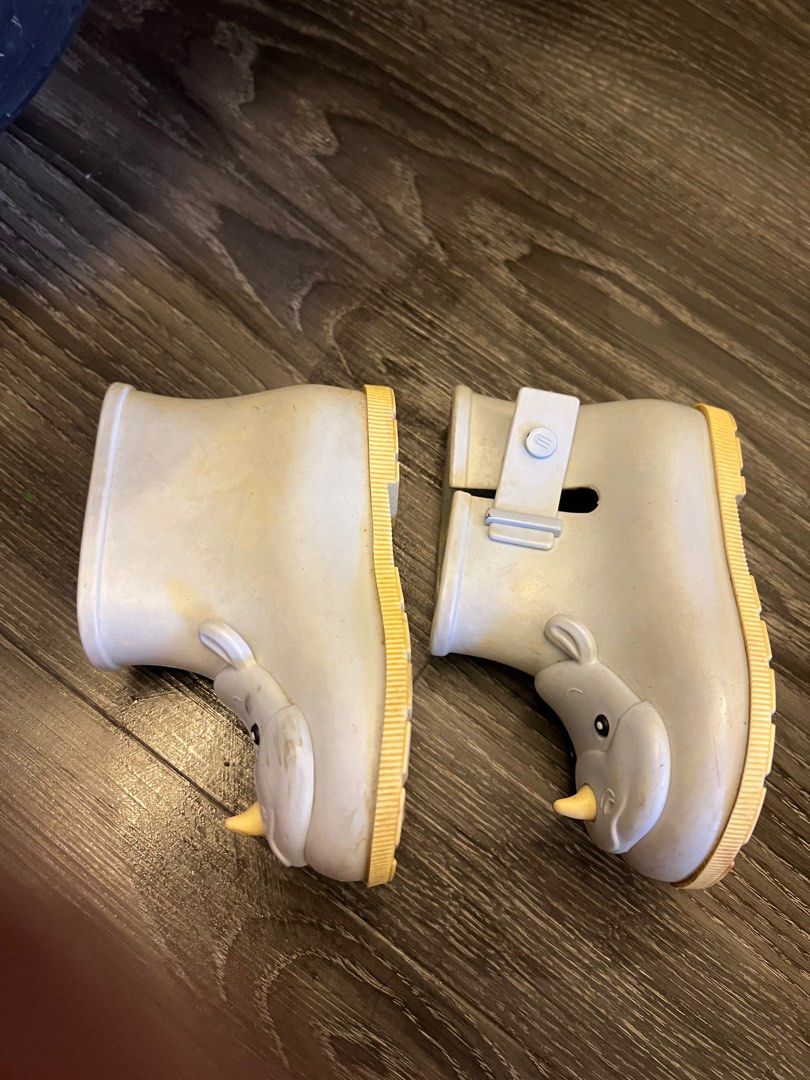 Authentic Mini Melissa Rhino Boots Babies Kids Babies Kids Fashion on Carousell