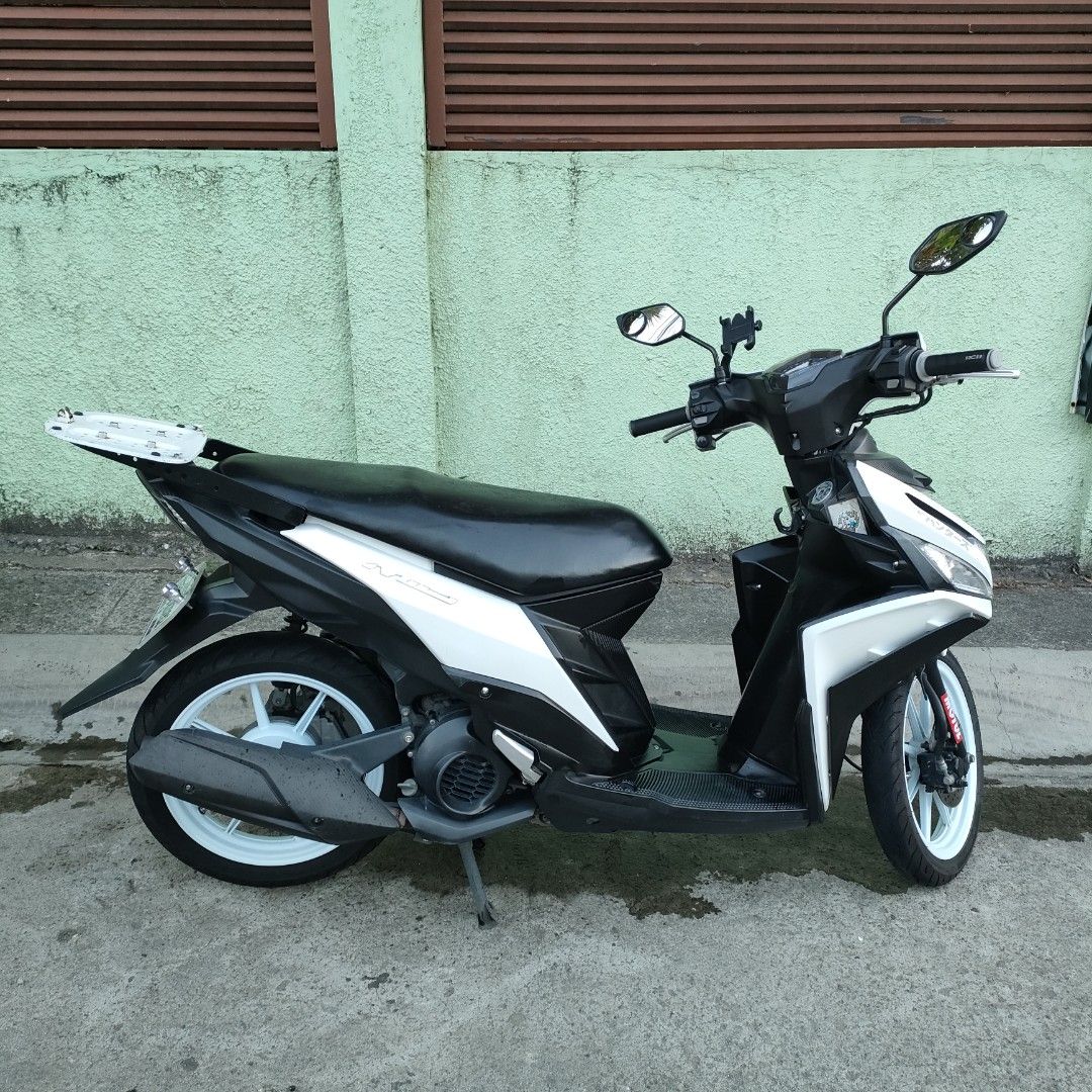 Mio i 125s 2019 (Category: Motorbikes for Sale) located in Caloocan City. Submitted by numyard (Listing ID 1230211474, Image 2). Description: 2019 model With start & stop system 40k+ mileage Orig ORCR Rb8 mags Beast tire -Front 70/90 -Rear 80/90 Rcb lever s3 Newly repaint Registered till Jan 2024 First owner 2 orig keys Alaga sa change oil MDL installed PIAA horn DC Monorack Kakapalit lng ng belt & bola Kakapalit lang ng disc brake and brake pad 