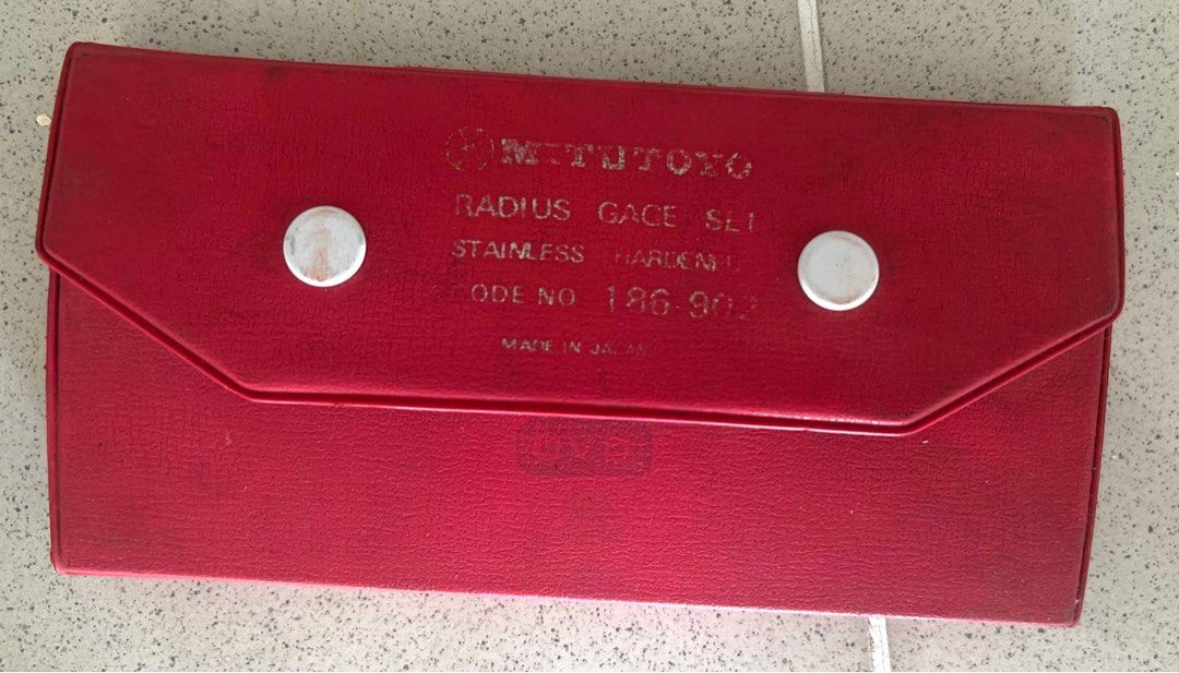 Mitutoyo Radius Gage Set 186902, Japan, Hobbies & Toys, Stationery