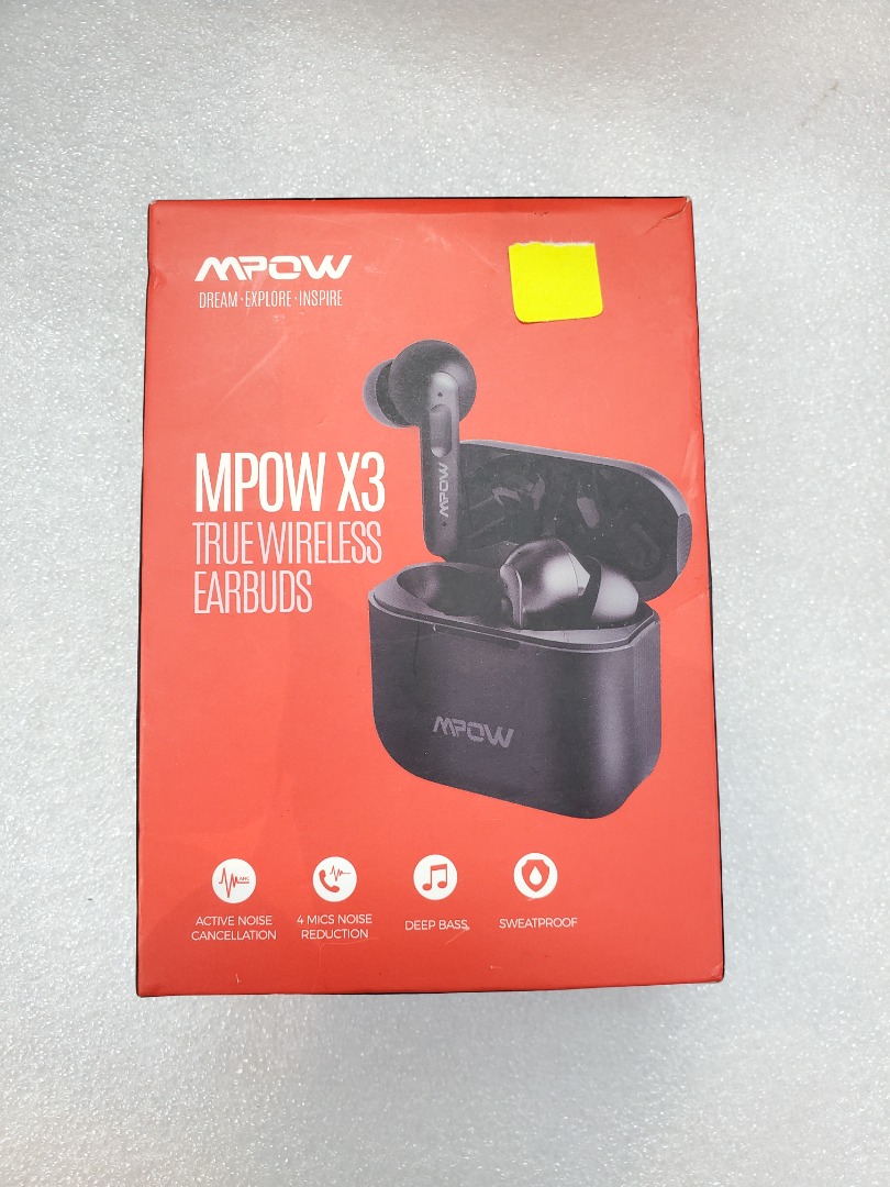 Mpow X3 ANC True Wireless Earbuds BH432A Black, Audio, Earphones on
