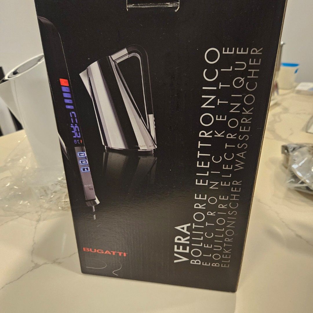 New Bugatti Vera Easy Designer Kettle, TV & Home Appliances, Kitchen