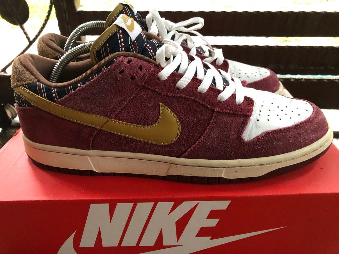 Nike sb ron burgundy new arrivals