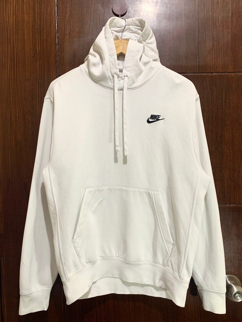 tawny white nike hoodie