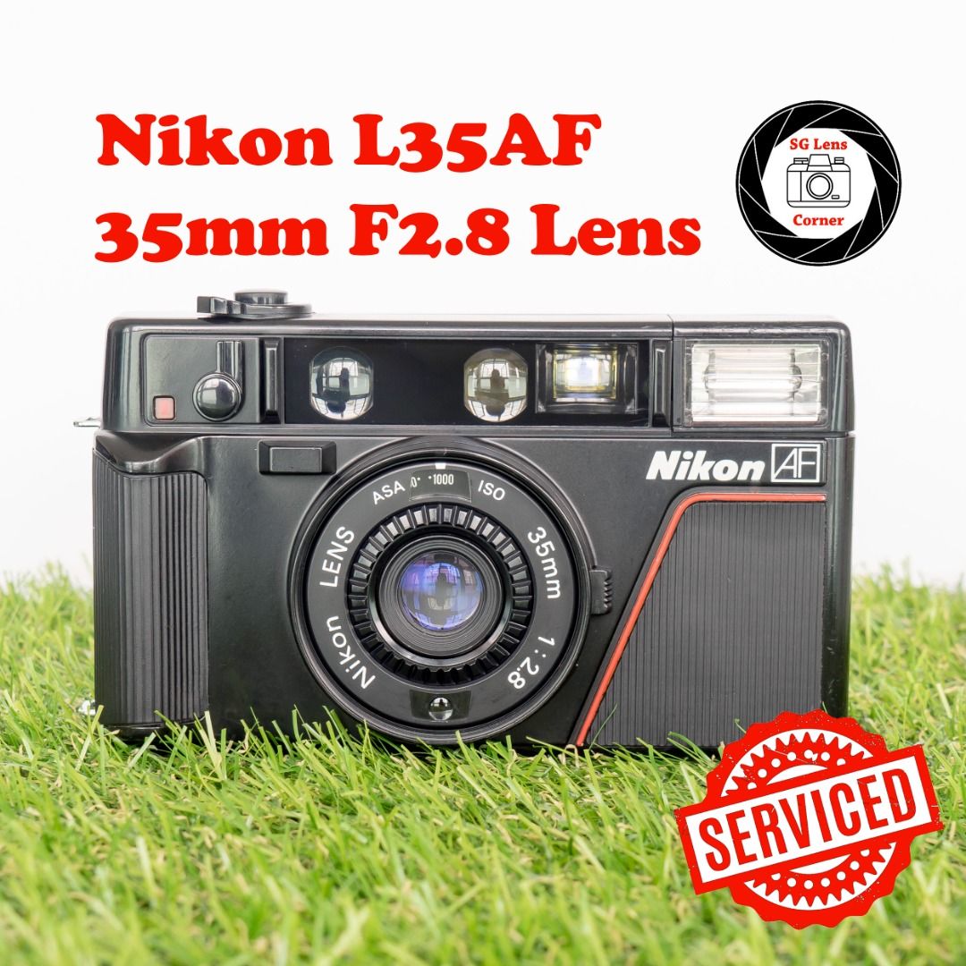 Nikon L35AF2 35mm F/2.8 Pikaichi One Touch Film Camera Point&Shoot - Foto 13