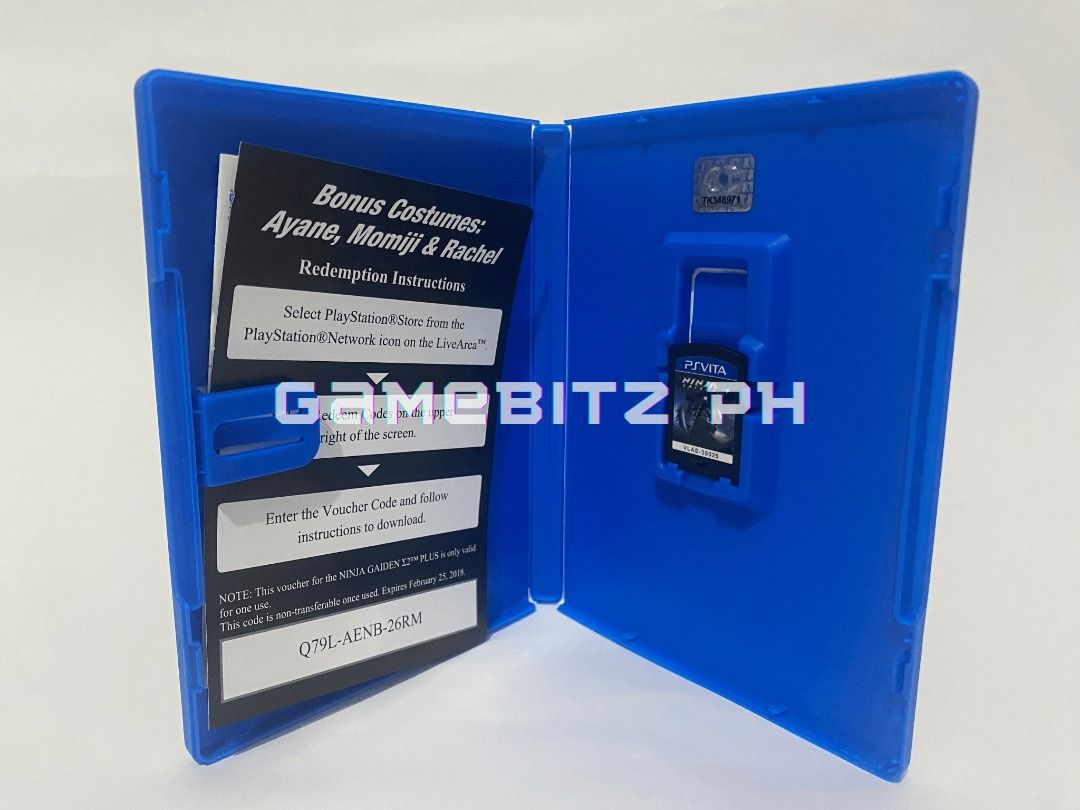 Ninja Gaiden Sigma 2 Plus PS Vita Oled Slim Game (Category: PlayStation) located in Tarlac. Submitted by gamebitzph (Listing ID 1230289359, Image 3). Description: Ninja Gaiden Sigma 2 Plus for PS Vita Oled/Slim Original case, cover art, insert, cart Pre-owned/Used The game cartridge has been tested and working location: Tarlac area shipping: J&T or LBC (payment first via gcash or bank account) COD is also available Message us for any inquiries, m