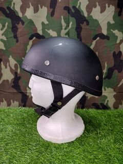 Nut Shell Helmet Vintage style for Harley Chopper Bobber Motorcycle Scooter FREE SIZE:  Fits MEDIUM-LARGE 58-63cm from Japan