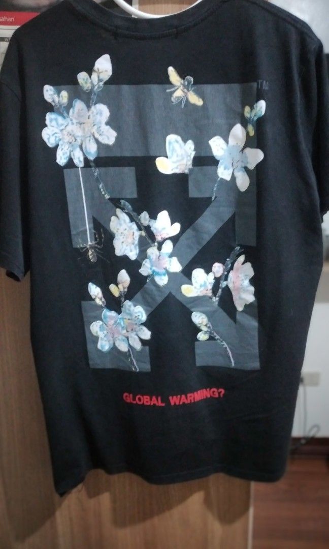 Global warming store off white tee