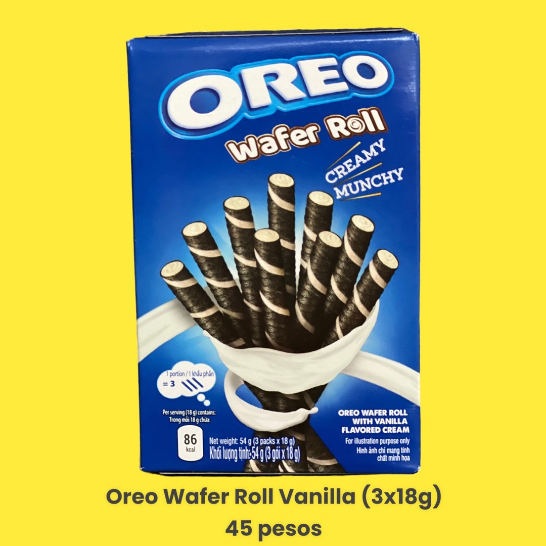Oreo Wafer Roll, Food & Drinks, Other Food & Drinks on Carousell
