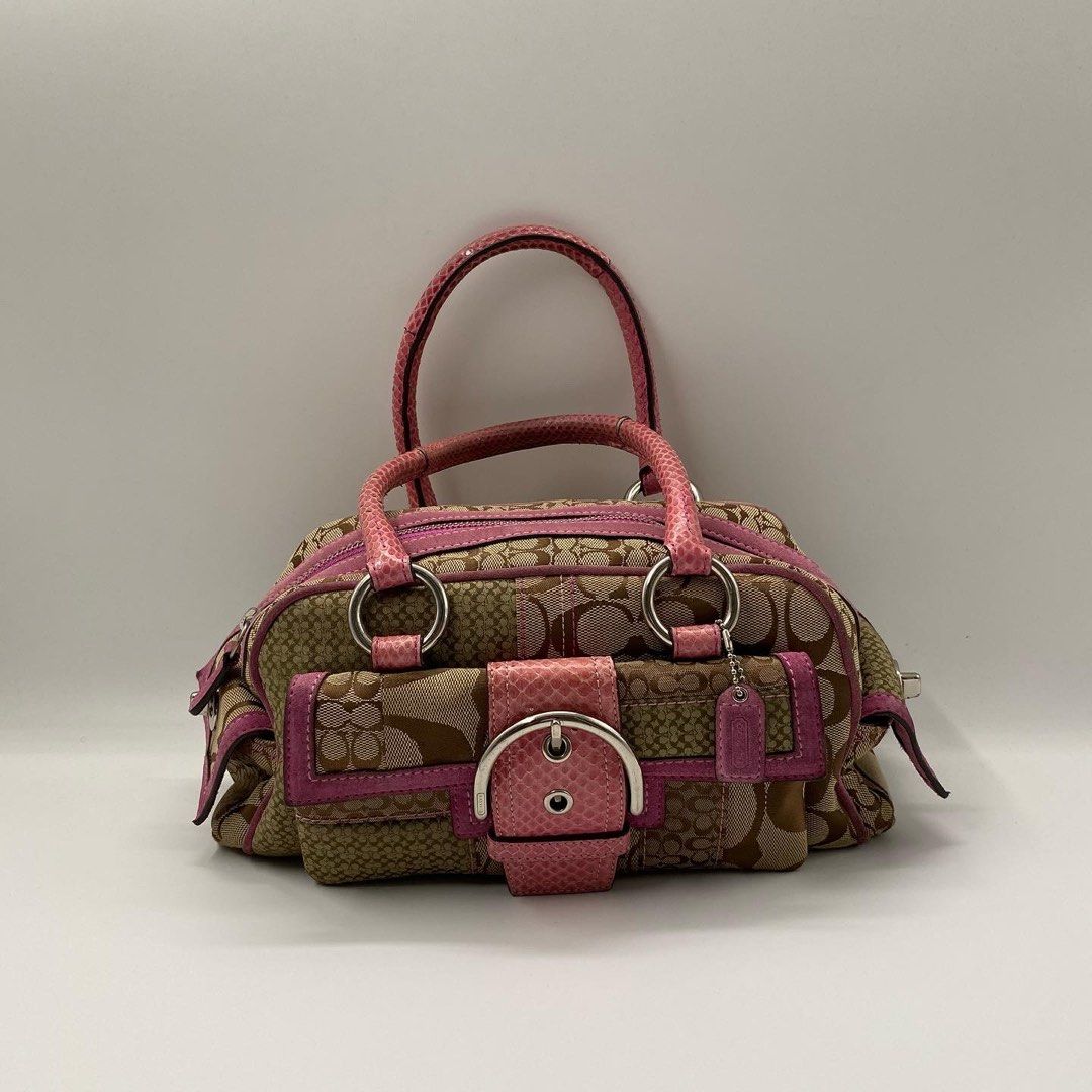 hot pink coach, Luxury, Bags & Wallets on Carousell