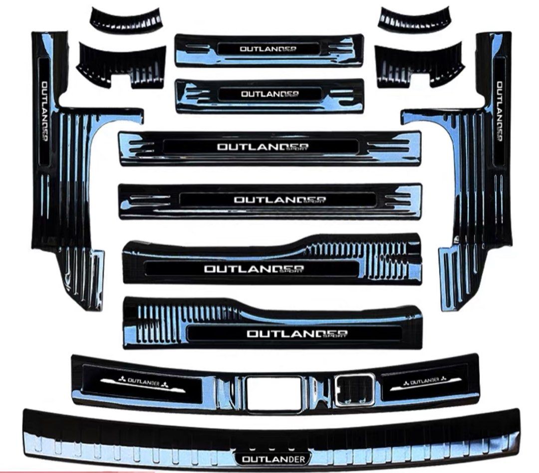 Outlander door side scuff plate, Car Accessories, Accessories on Carousell