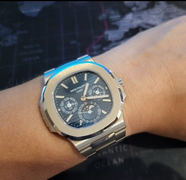 Patek Philippe Nautilus 5740G White Gold Full Set B P Luxury Watches on Carousell