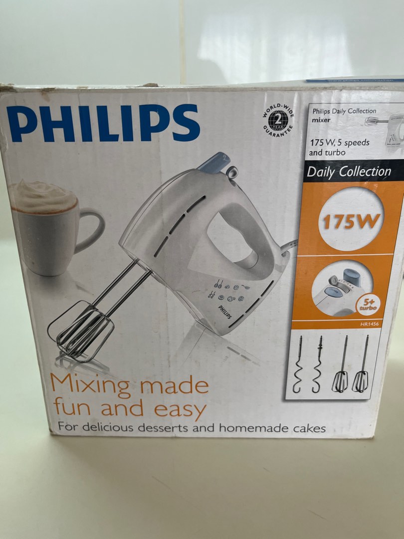 Philips Hand MixerHR1456, TV & Home Appliances, Kitchen Appliances, Hand & Stand Mixers on
