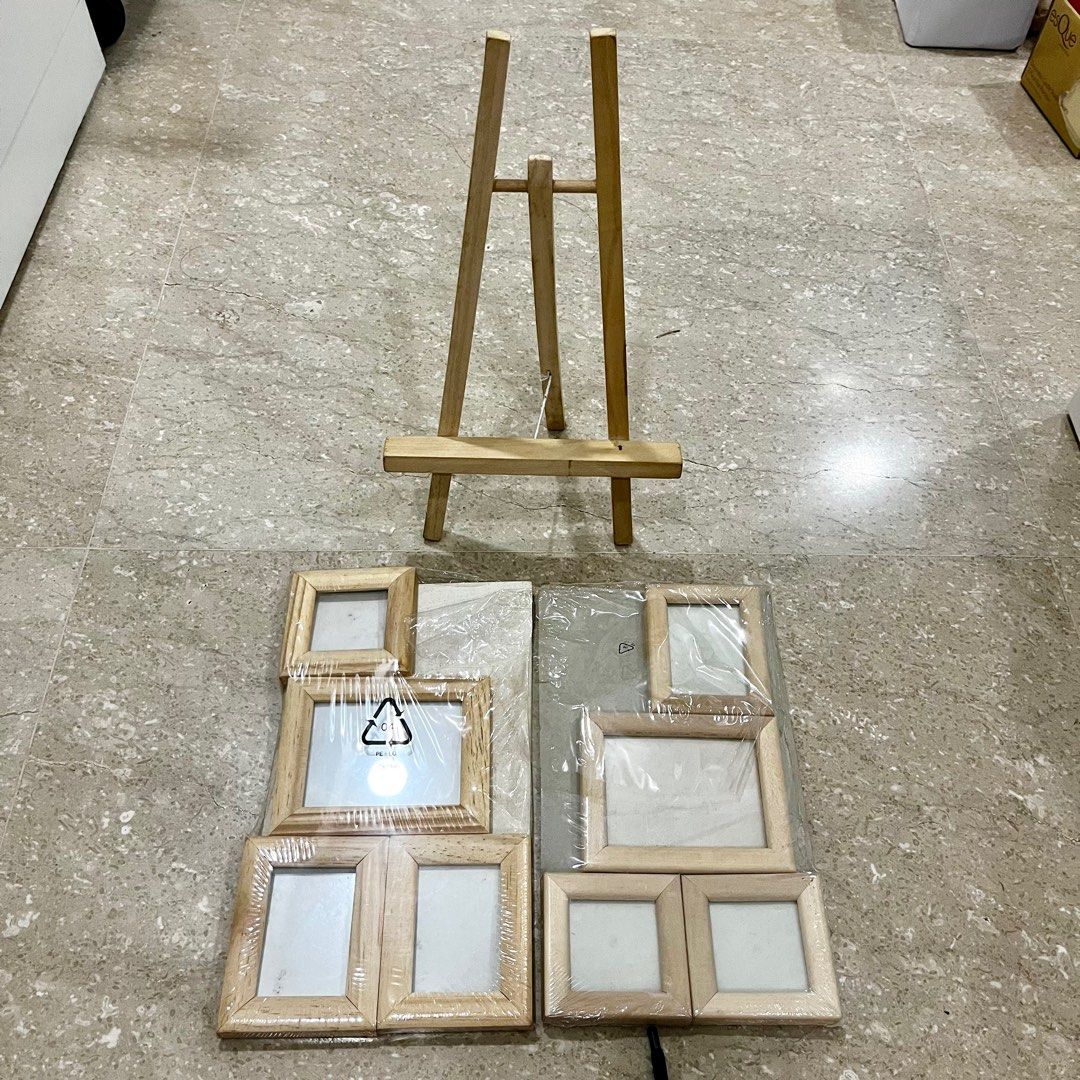 Photo Frames Collage + Easel for Photo Frame, Furniture & Home Living