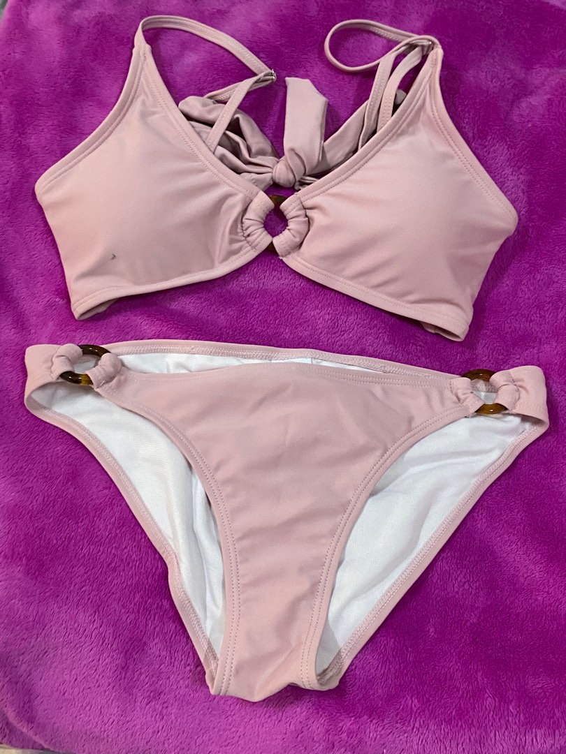 Pink Two Piece Bikini on Carousell