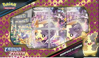 Pokemon TCG Crown Zenith Morpeko V Union Collection Box NEW