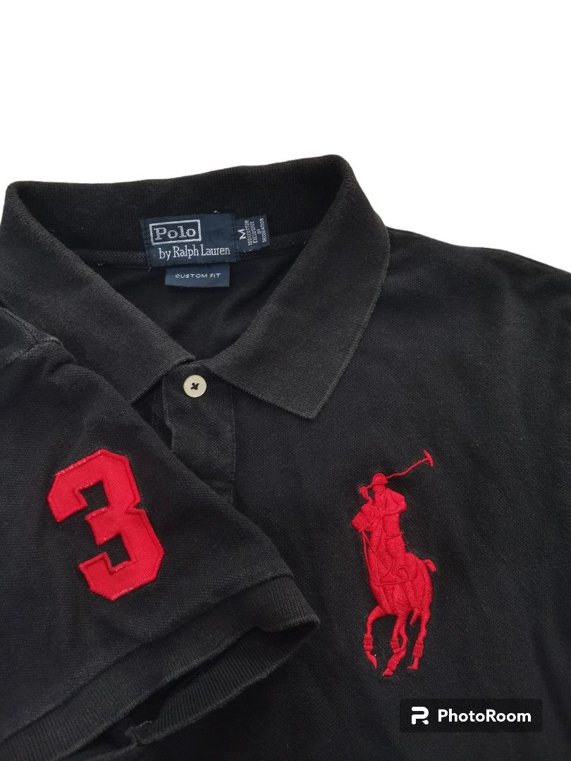 トップス Polo Ralph Lauren Big Pony Polo No.3 Buy Polo Ralph Lauren Men's Big Pony Custom-Fit Red Polo Shirt, XL