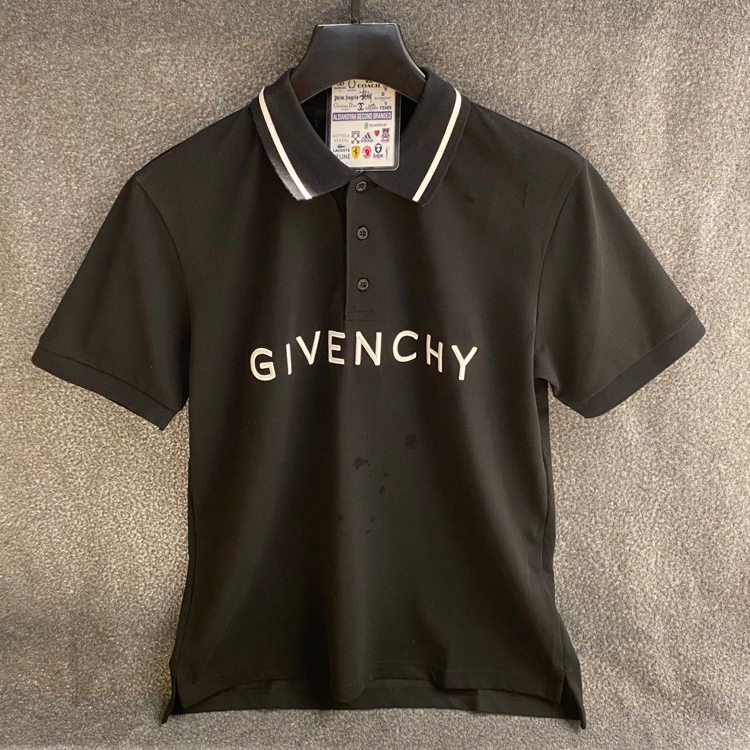 Polo Shirt Givenchy, Barang Mewah, Pakaian di Carousell