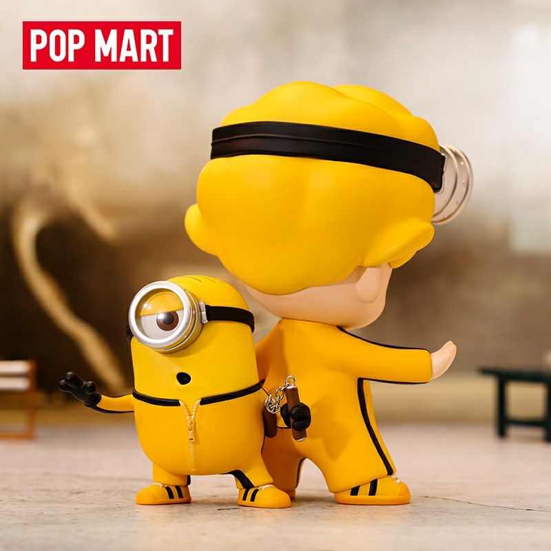 pop mart DIMOO x ミニオンズ フィギュア ETTV POPMART Dimoo X Minions Bruce Lee SIGNED by Artist Ayan