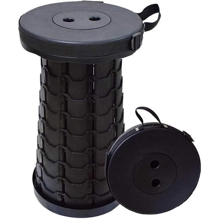 Portable Telescoping Stool, 2nd Gen Retractable Stool for Camping ...