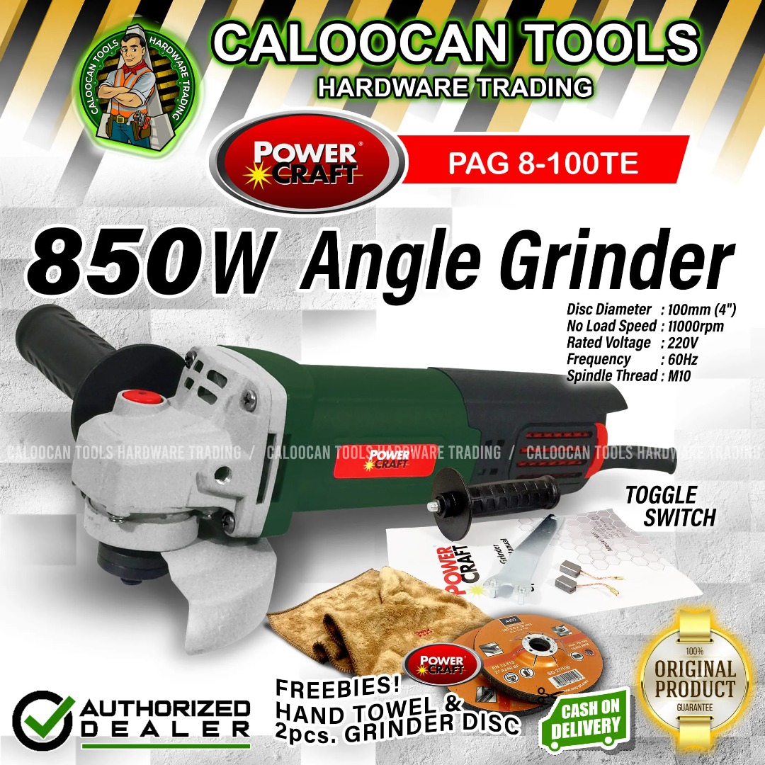 Power craft on sale angle grinder