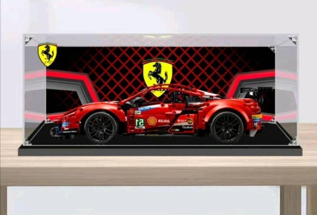 Display Case Box with background 42125 Technic Ferrari 488 GTE 