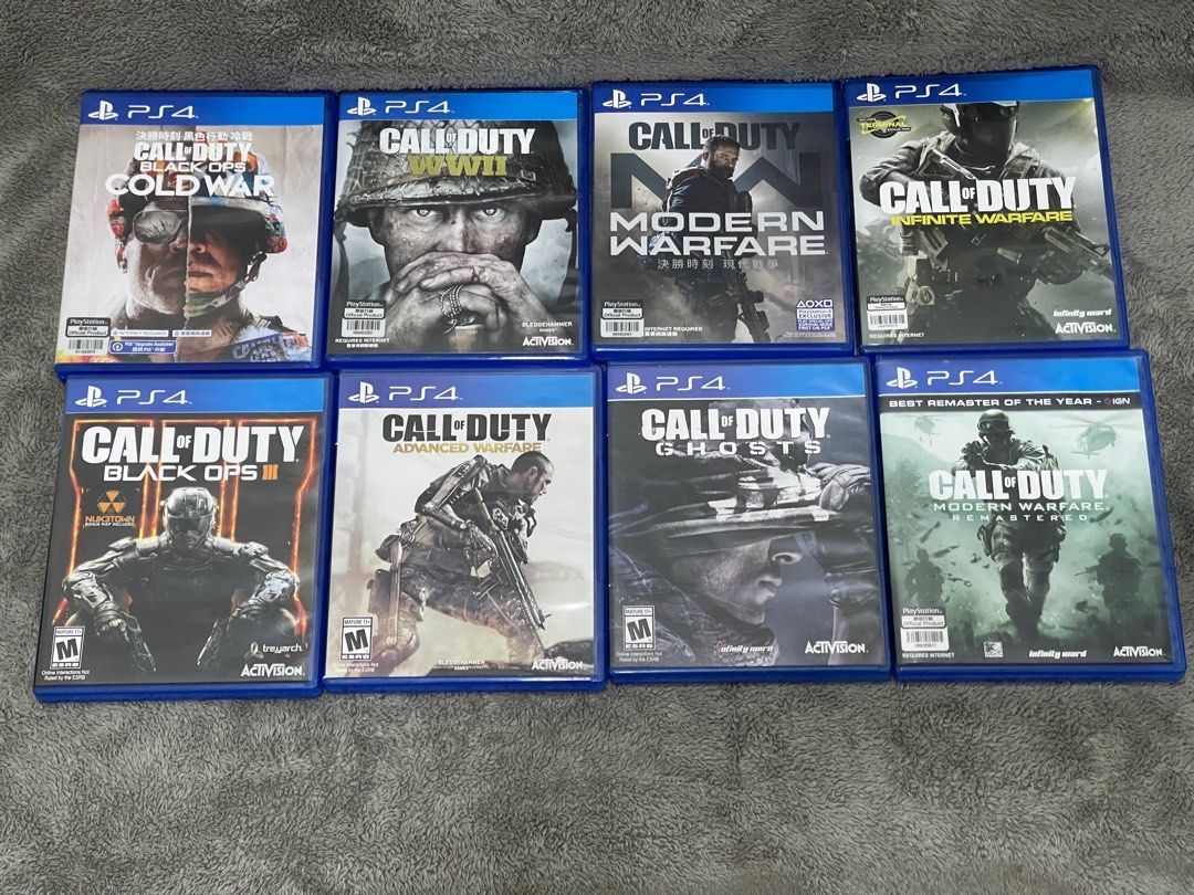 Call of duty ps4 games clearance in order