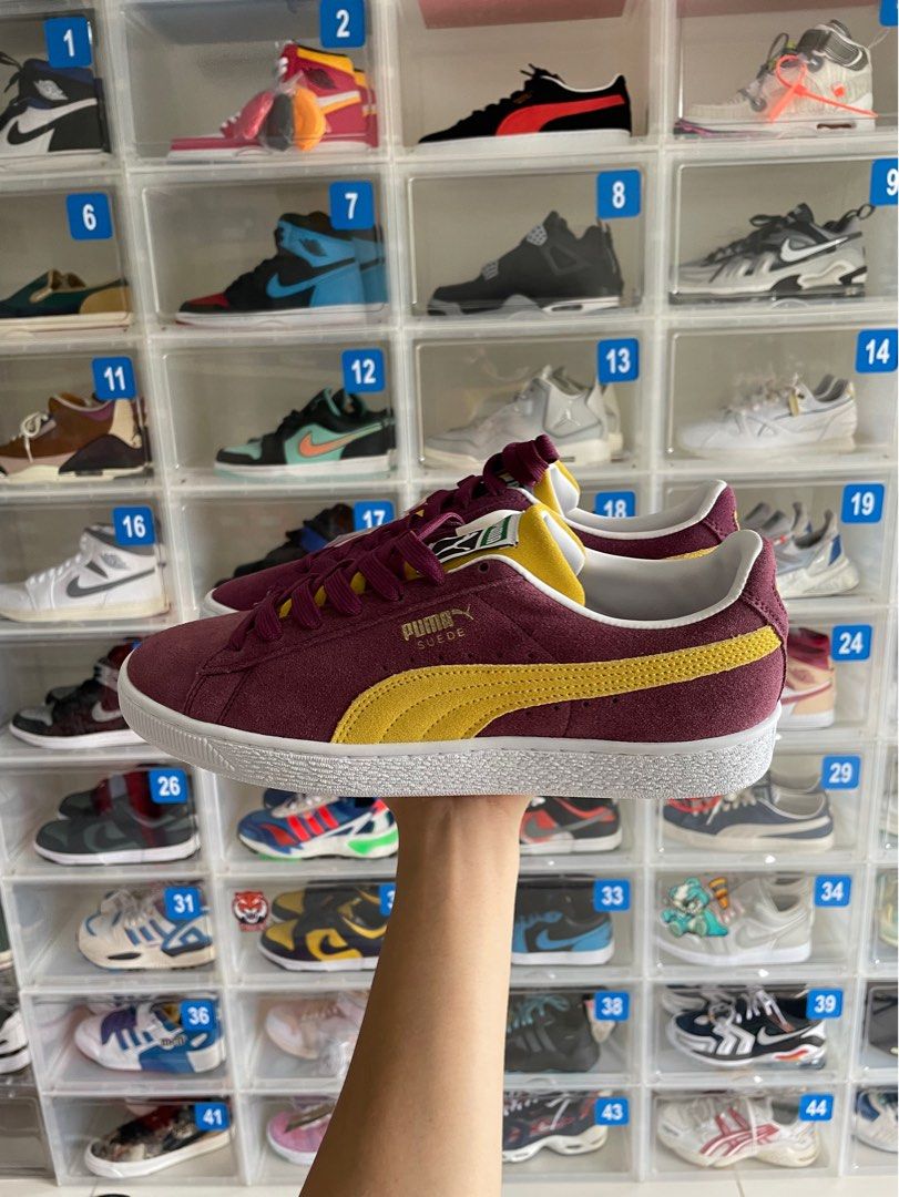 Puma suede hot sale grape