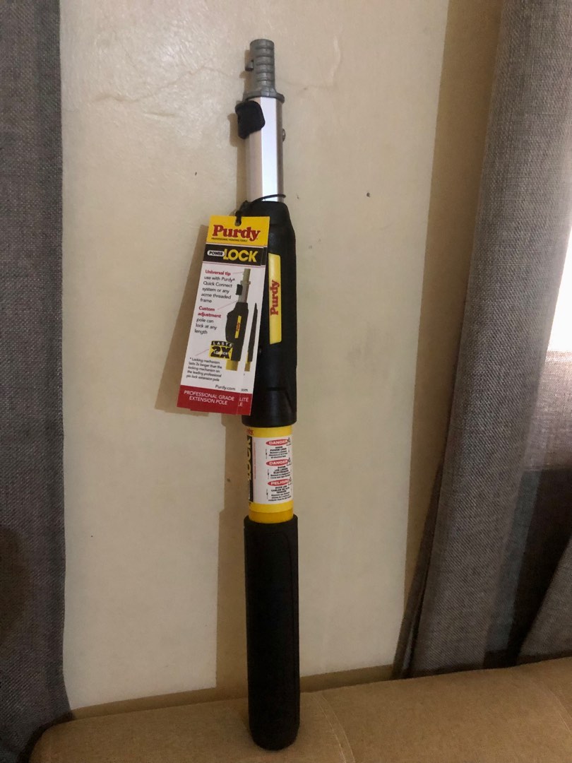 Purdy Power Lock Extension Pole, Furniture & Home Living, Home