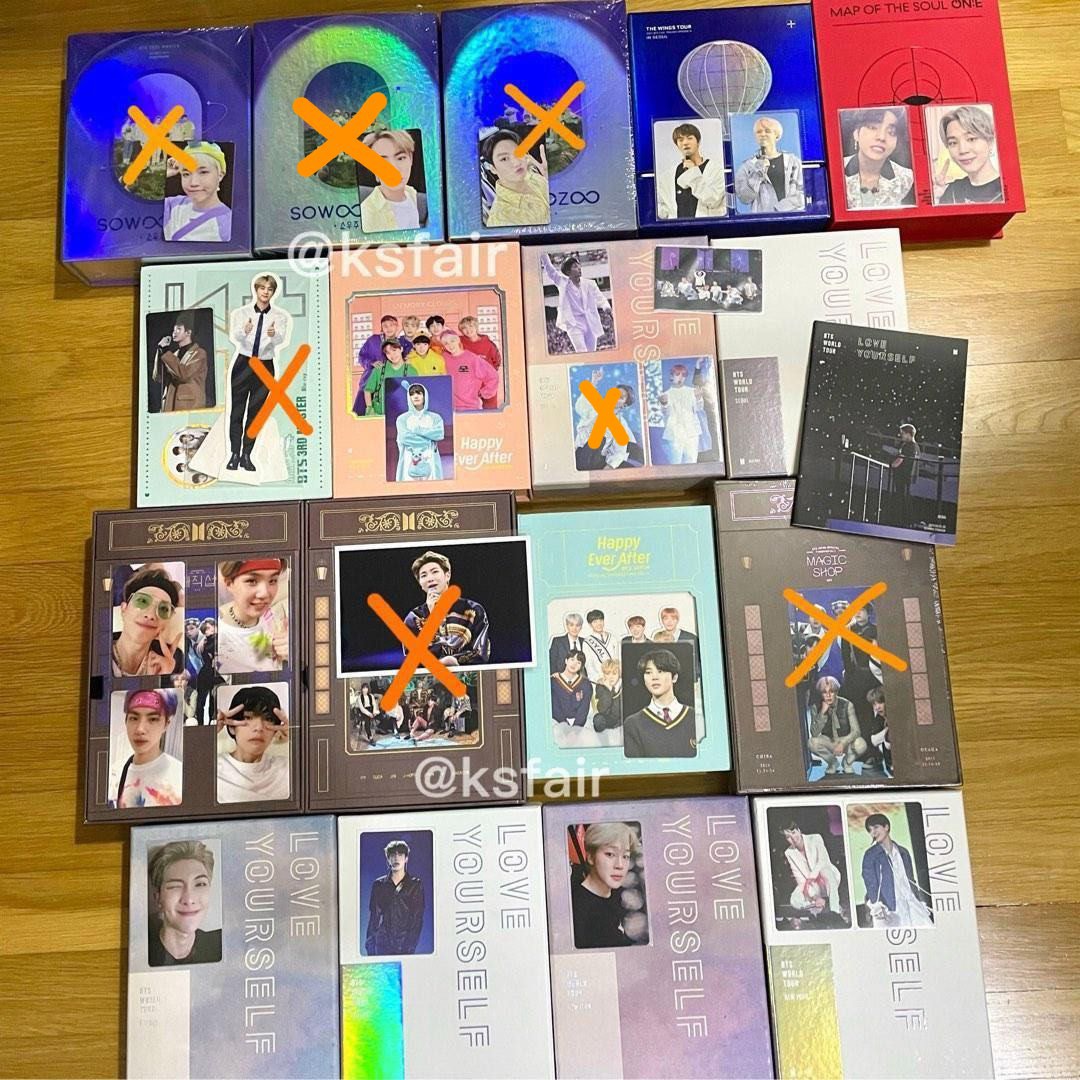 RARE P1] OFFICIAL BTS DVD Bluray Blu-ray Album Photocard PC
