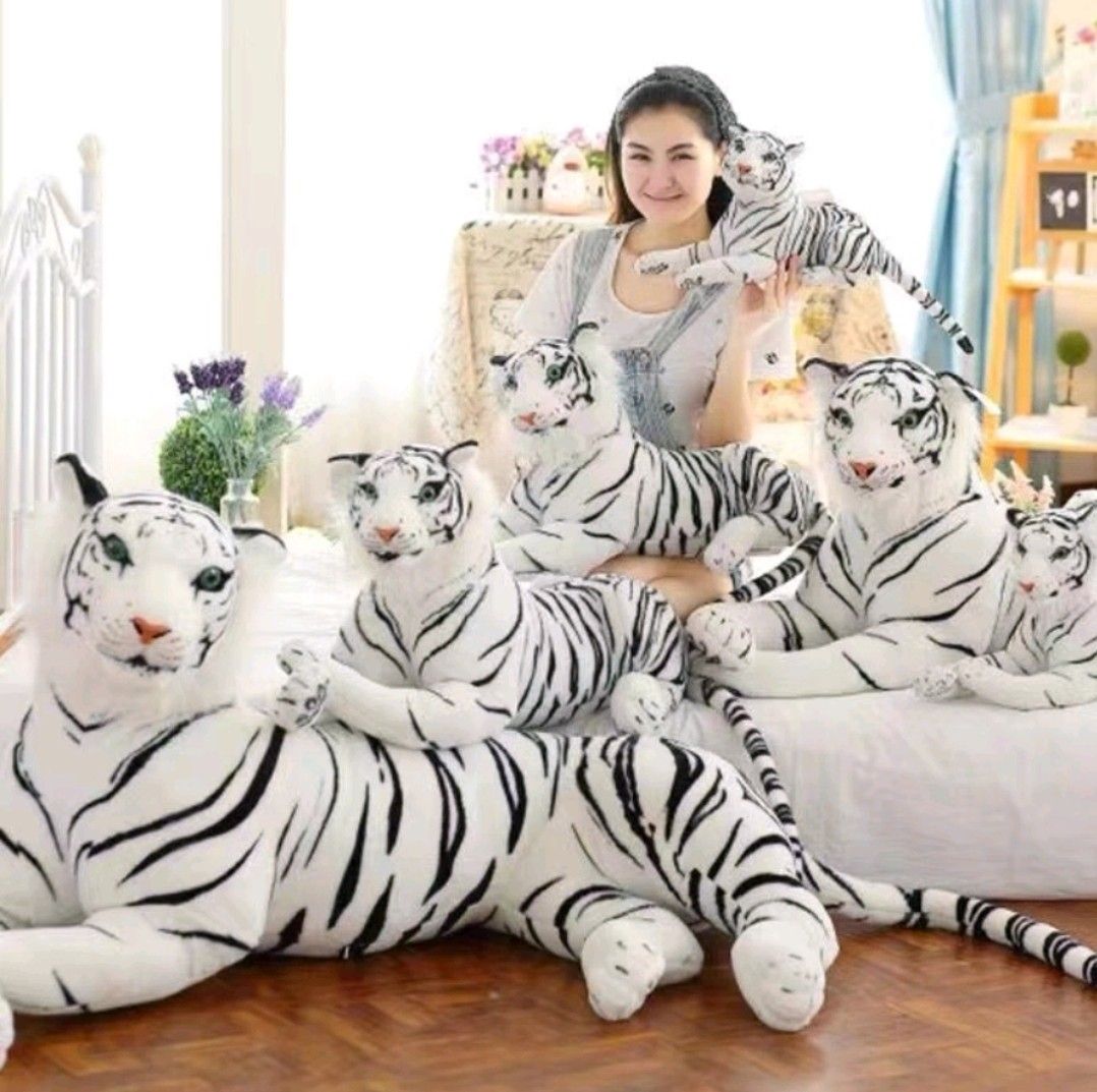 Realistic tiger plush top