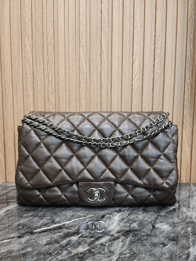 Receipt * Chanel Flap Lambskin with Silver Hardware, Luxury, Bags & Wallets  on Carousell