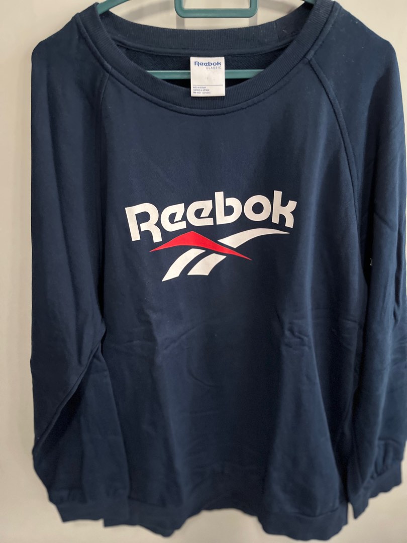Reebok blue sweater shop