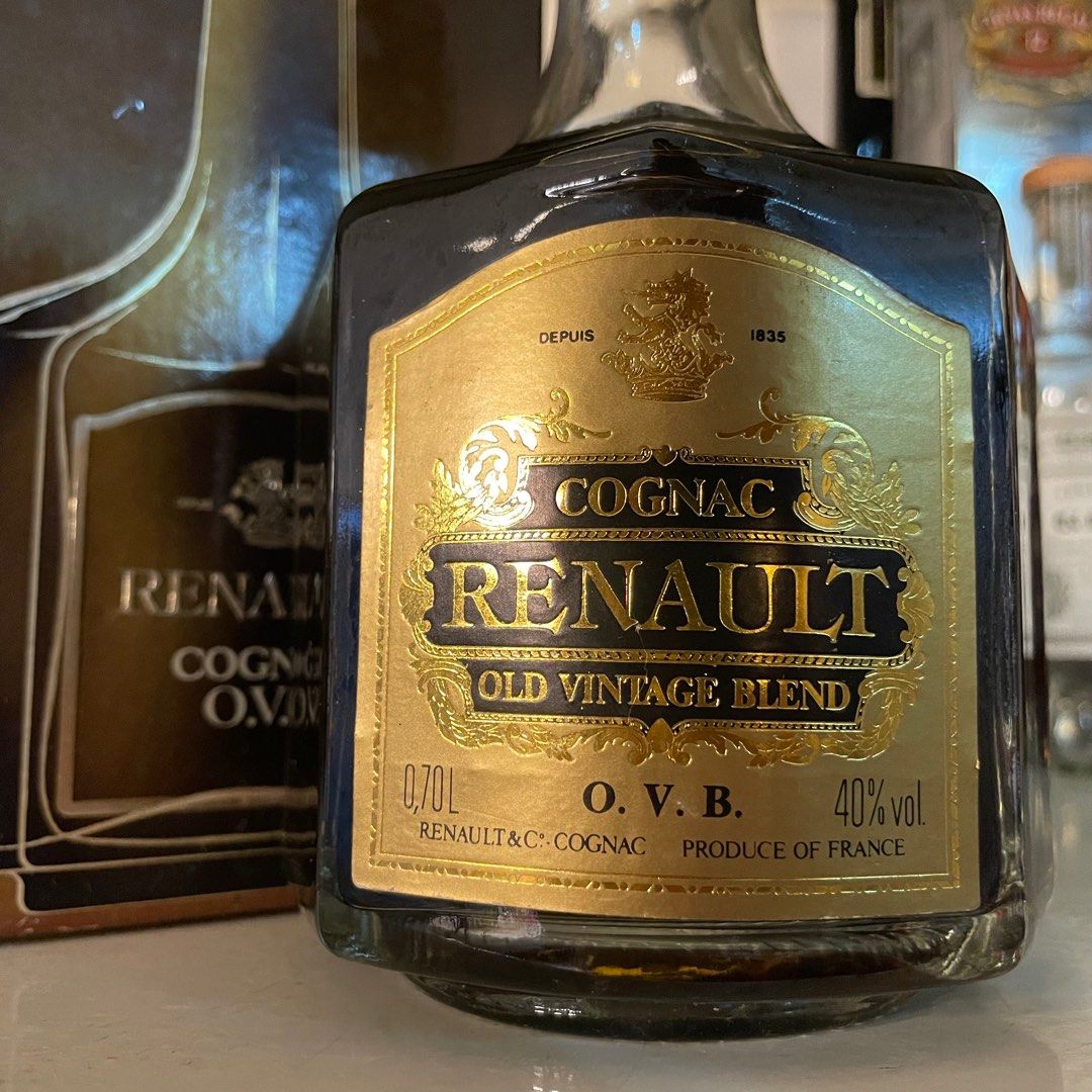 Renault Old Vintage Blend OVB O.V.B Cognac w box 700ml, Food