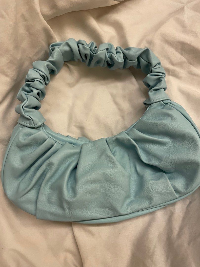 Ruched baguette bag deals