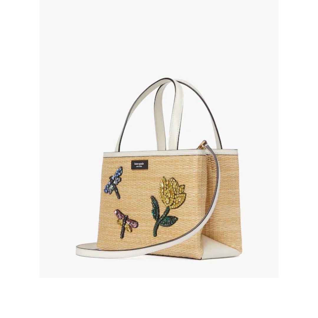 Vintage kate deals spade burlap bag