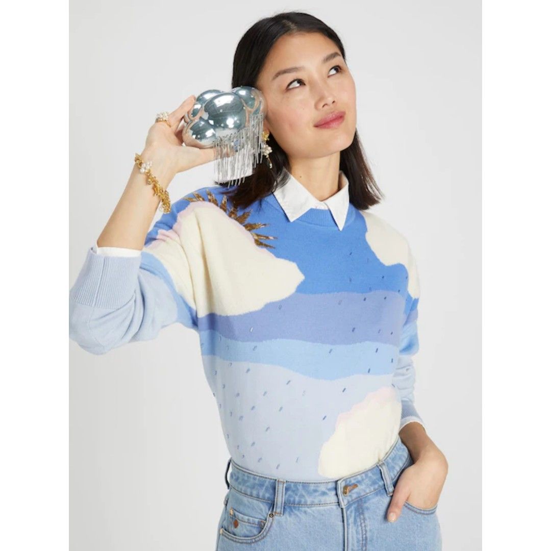 Kate spade silver best sale lining sweater