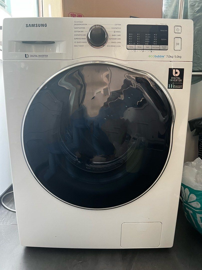 Samsung washer and dryer 2 in 1, TV & Home Appliances, Washing Machines