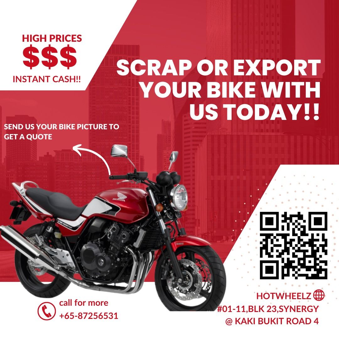 Sell your motorcycle for cash deals