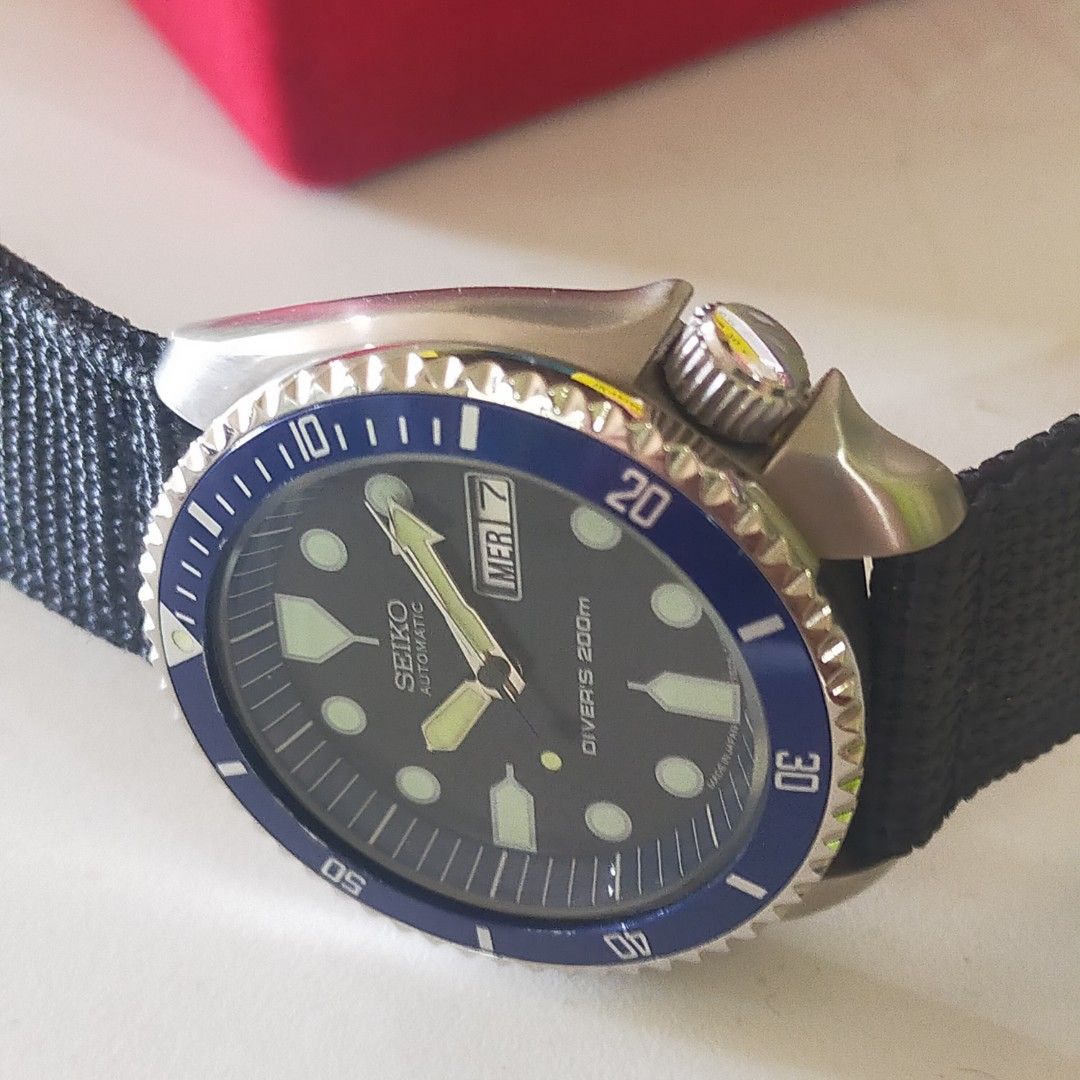 Seiko Blue Diver watch 200m Japan made Luxury Watches on Carousell