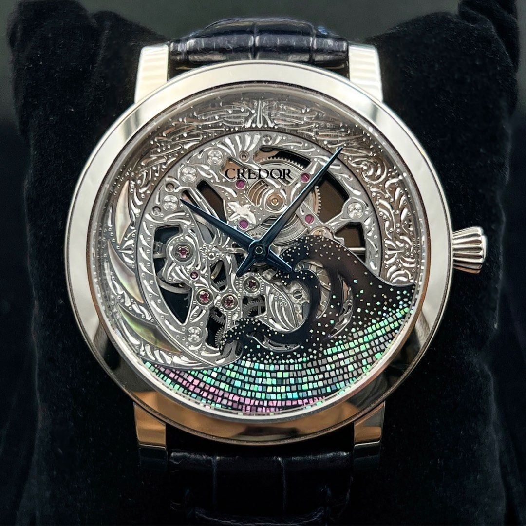 Seiko sale credor skeleton