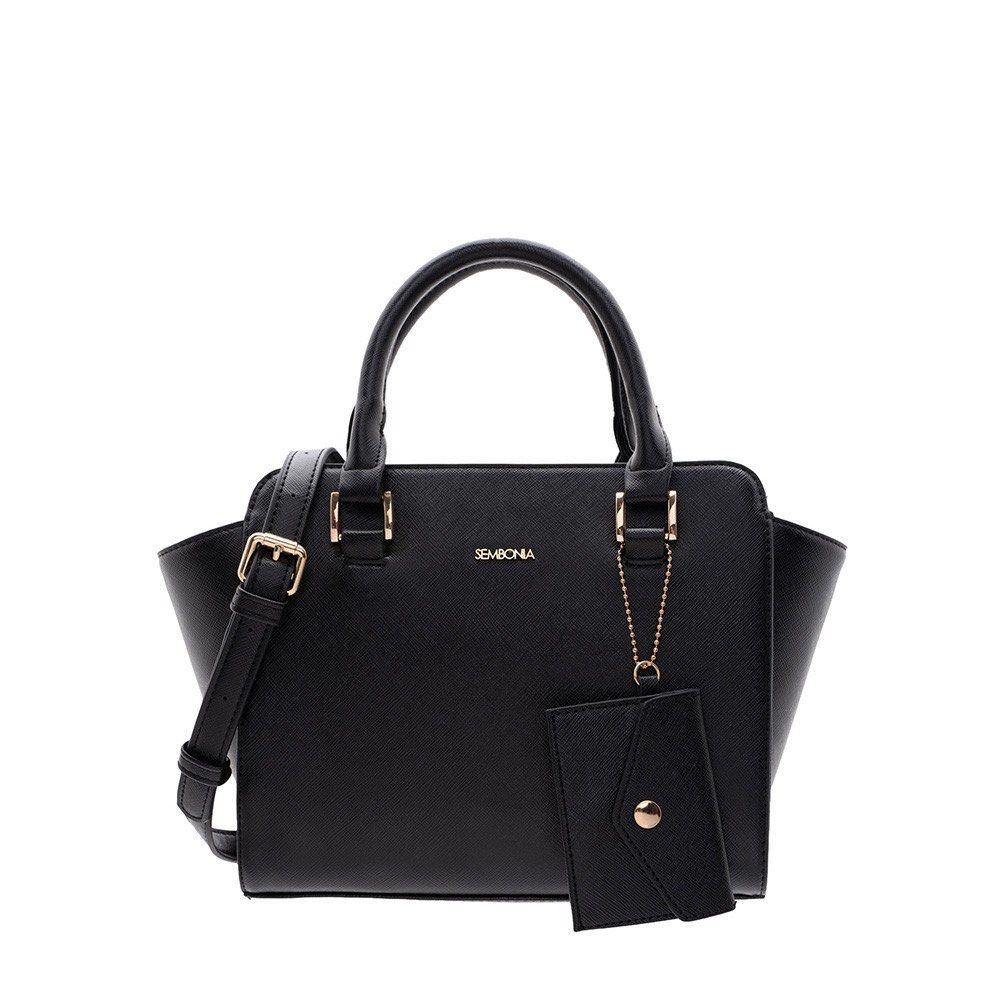 SEMBONIA Small Crossgrain Satchel Bag