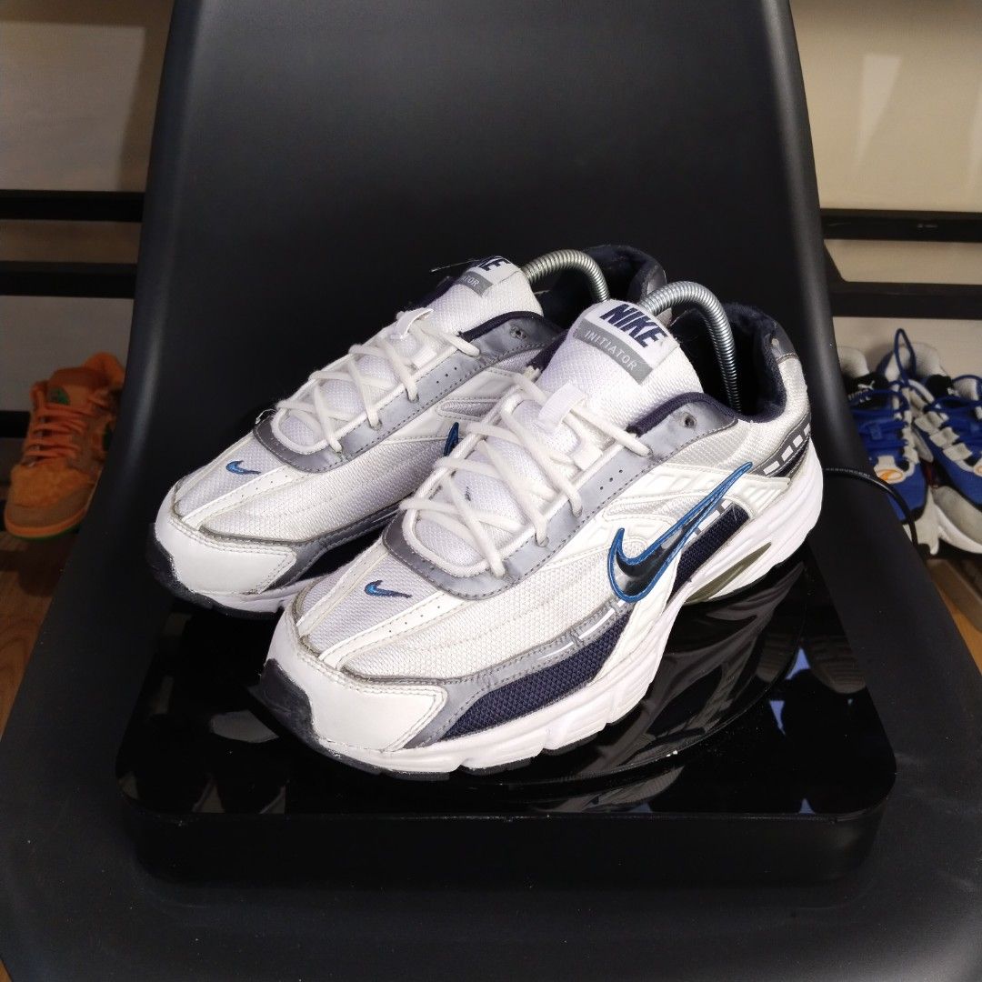 Sepatu Nike Initiator White Obsidian original, Fesyen Pria, Sepatu ...