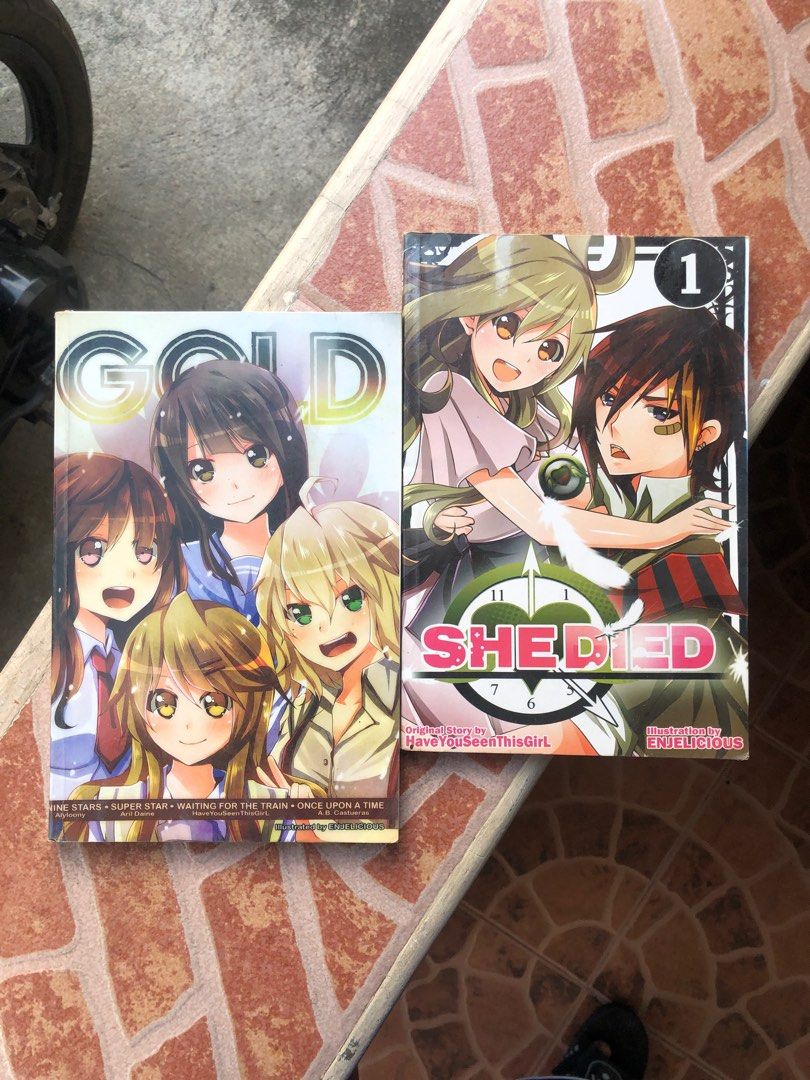 BUNDLE 4: PSICOM WATTPAD COMIC BOOK (Category: Comics & Manga) located in Orani. Submitted by erine_kleo (Listing ID 1230267171, Image 1). Description: 100 take all, pag isa lang 60 each 😊 nakaplastic cover and in good condition ❤️ List: She Died Gold COD: https://shp.ee/fg2xf44.