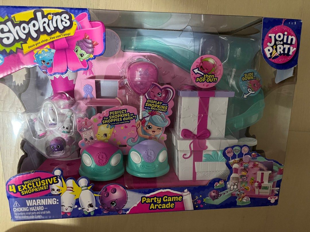 Shopkins party shop game arcade